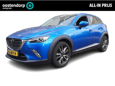 Mazda CX-3 2.0 SkyActiv-G 120 GT-M | Rijklaarprijs! | Climate Control | Navigatie | Cruise Control | trekhaak | Leder | Stoelverwarming | Inclusief 36 mnd Garantie! |