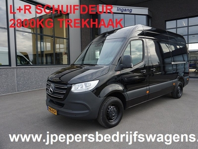 Mercedes-Benz Sprinter 316 CDI L2 H2 MBUX 10.25 / Distronic / L+R Schuifdeur / 360 Camera / 2800KG Trekhaak / Airco / Standkachel / 270 Graden achterde