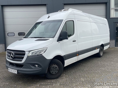 Mercedes-Benz Sprinter 519 V6 L4 H2 Koelwagen Vrieswagen Automaat LED -20 graden 190 PK Navigatie Camera