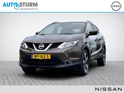 Nissan Qashqai 1.2 N-Vision | Panoramadak | Leder/Alcantara | Stoelverwarming | Navigatie | 360° Camera | Keyless Entry | Rijklaarprijs!