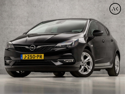 Opel Astra 1.2 Launch Elegance Sport 146Pk (APPLE CARPLAY, NAVIGATIE, CAMERA, STOELVERWARMING, TREKHAAK, LEDER, SPORTSTOELEN, GETINT GLAS, ADAPTIVE CRUISE, LED KOPLAMPEN, NIEUWSTAAT)