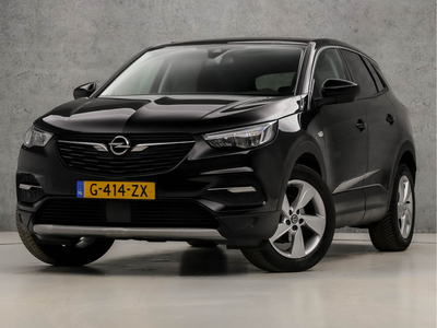 Opel Grandland X 1.2 Turbo Sport Automaat (PANORAMADAK, APPLE CARPLAY, NAVIGATIE, STUUR/STOELVERWARMING, GETINT GLAS, LEDER, SPORTSTOELEN, KEYLESS, LANE ASSIST, NIEUWSTAAT)