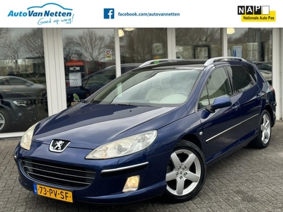 Peugeot 407 SW 2.0-16V 136pk,XS Pack,Leder,Clima,Panoramadak,Trekhaak,17