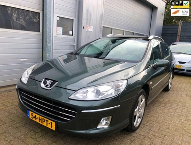 Peugeot 407 SW 2.0-Panorama-Navi-Clima-Cruise-Trekhaak-APK