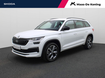 Skoda Kodiaq 1.5TSI/150PK Sportline 7p. DSG · Leder/Alcantara · Parkeersensoren + Camera · Navigatie