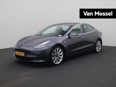 Tesla Model 3 Long Range 75 kWh | Leder | Navi | Camera | Panorama Dak | Keyless Go+Entry | LED | Houtafwerking Interieur | Premium Audio |