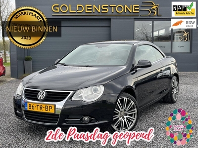 Volkswagen Eos 2.0-16v FSI Cabrio,Navi,Airco,Leder,LM Velgen,Cruise,N.A.P,APK tot 01-2025