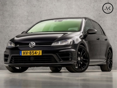 Volkswagen Golf 2.0 TSI R 4Motion 301Pk Automaat (SCHUIFDAK, MILLTEK, APPLE CARPLAY, CAMERA, KEYLESS, LEDER, STOELVERWARMING, SPORTSTOELEN, ADAPTIVE CRUSIE, GETINT GLAS, MODE KNOP, NIEUWSTAAT)