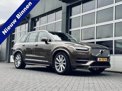 Volvo XC90 2.0 T8 Hybrid | AWD | Inscription | Luchtvering | Wegklapb. Trekh | Beige leer | Marge | Panodak | Bower & Wilkins |