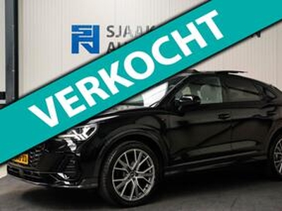 Audi Q3 Sportback 35 TFSI 1.5TFSI S Line Pro Line S 150pk S-Tronic! Panoramadak|Virtual Cockpit|LED Matrix|Leder|ACC|20inch|Black