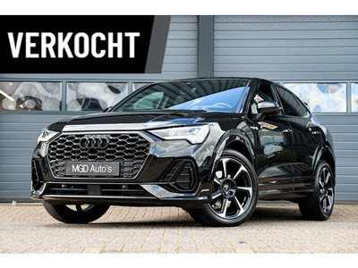 Audi Q3 Sportback 35 TFSI 3x S-Line Black Edition /LED/CARPLAY/CAMERA/VIRTUAL/SFEERVERL./TREKHAAK/STOELVERW.!