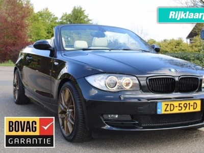 BMW 1-serie 120I 170pk Cabrio High Ex. Aut leer/ECC/cruise/PDC/lm velgen