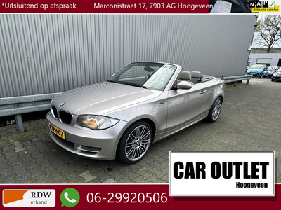 BMW 1 Serie Cabrio 120i High Executive 164Dkm Leer Clima nw. APK – Inruil Mogelijk –