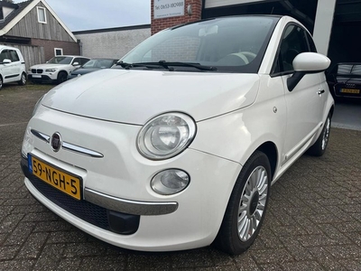 Fiat 500 1.2 Lounge AUTOMAAT-PANORAMADAK-AIRCO-SPORTWIELEN