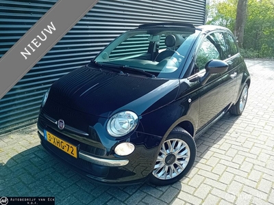 Fiat 500 C 0.9 TwinAir Turbo Lounge Cabrio, Airco, Blue&me, Centrale vergrendeling