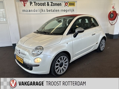 Fiat 500C 0.9 TwinAir Rock Cabrio Lederen bekleding