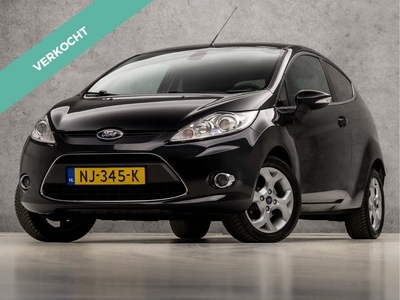 Ford Fiesta 1.25 Ghia Sport (STOELVERWARMING, CLIMATE, GETINT GLAS, LM VELGEN, SPORTSTOELEN, CRUISE, XENON, BLUETOOTH, NIEUWE APK, NIEUWSTAAT)