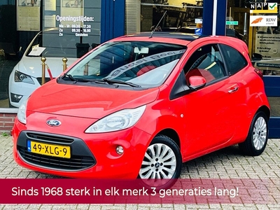 Ford Ka 1.2 Titanium X! Panorama l MTF-stuur l Airco l LM velgen! NL AUTO - NAP! 2e eigenaar l Dealer OH l TOPSTAAT!