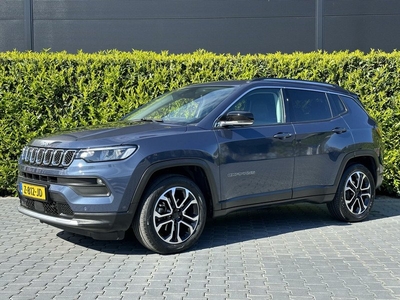 Jeep Compass 1.3T Limited, CARPLAY, LEDER, ECC-AIRCO, ADAPT-CRUISE