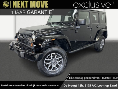 Jeep Wrangler Unlimited 2.8 CRD Sahara✅Origineel Nederlands✅Cruise Control✅Automaat✅Airco✅Stoelverwarming✅NAP✅