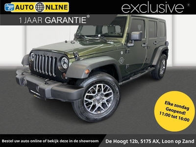 Jeep Wrangler Unlimited 3.8 High Sport✅Airco✅Cruise Control✅Achteruitrijcamera✅Trekhaak✅DAB✅Bluetooth✅