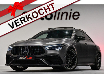 Mercedes-Benz CLA-klasse AMG 45 S 4MATIC+ Aero, Pano, Schaal, 360, Memory, Stoelkoeling, Burm, Keyless, Dodeh!