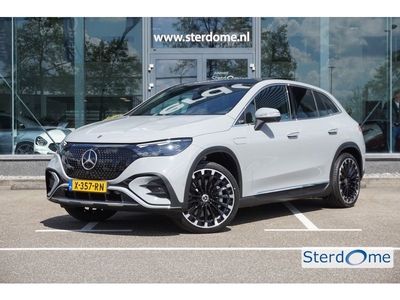 Mercedes-Benz EQE SUV 350 + l AMG Line 91 kWh MBUX l Airmatic l Achterasbesturing l Panorama-schuifdak l Distronic l DIGITAL LIGHT l 360 camera l Burmester l Alarm systeem l Sfeer verlichting l Keyless GO l BTW Auto l Nieuw Nederlands Geleverd 2024 Regi