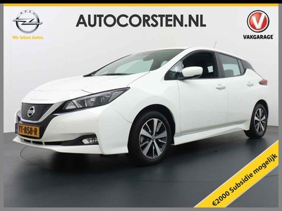 Nissan Leaf 150Pk AUT. * 10.795 na subsidie* 40 kWh 360-Camera Adaptive-Cruise Apple Carplay Android ECC DAB Keyless Navi Smartphone-verb. B