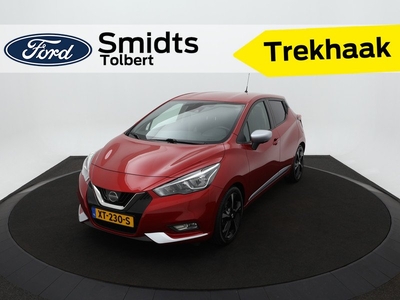 Nissan Micra IG-T Tekna 90PK | Trekhaak | Bose | Rondom Camera | Dodehoek detector | Voorstoelen verwarmd |