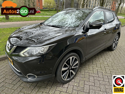 Nissan Qashqai 1.2 Connect Edition I Navi I 360 Camera's I Parkeersensoren I Leder I Cruise controle I pan Dak I rijklaar I Apk nieuw I