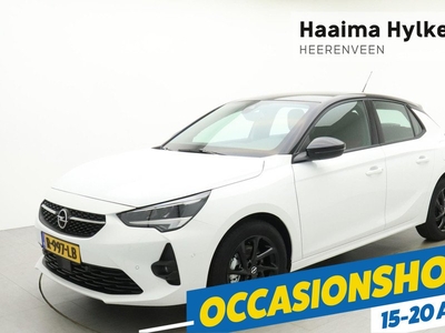 Opel Corsa 1.2 Turbo 100pk GS Line | Full Map Navigatie | Achteruitrijcamera | Climate Control | Keyless Entry | LED | Parkeersensoren | Sportstoelen | Zwart dak