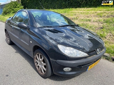 Peugeot 206 CC 1.6-16V dak werkt niet