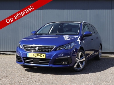 Peugeot 308 SW 1.2 Tech Blue Lease Premium, (131 PK) 1 Ste Eig., Keurig-Onderh., Navigatie/Apple-Carplay/Android-Auto, 12 Mnd BOVAG, Panoramadak, Adaptive-Cruise-Control, Stoelverwarming, Parkeersensoren-V+A, Achteruitrijcamera, DAB, Spiegel-Pakket, Lane-