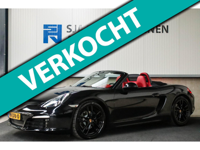 Porsche Boxster 2.7 PDK 265pk 6-Cilinder|NIEUW MODEL|Dealer|Lederen sportstoelen elektrisch+Memory|PASM|LED|Xenon|PDC|19inch Black