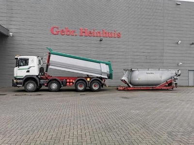 Scania G410 8x4 Euro 6 Wechselaufbau Hardox Mulden Kipper