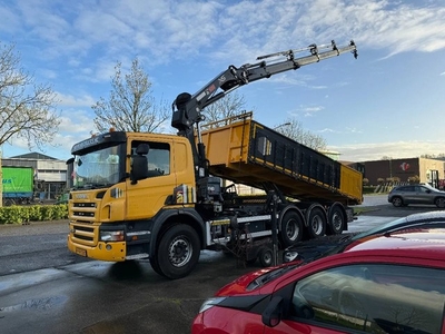 Scania P360 8X4 EURO 5 + HIAB 211 EP-4 + TIPPER (bj 2011)