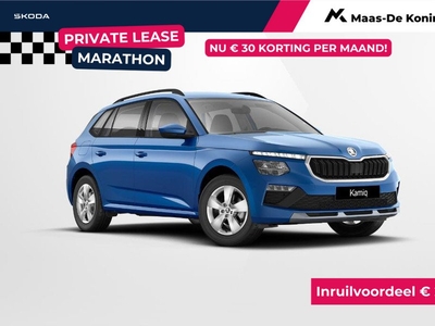 Skoda Kamiq 1.0 TSI Selection Privatelease vanaf €409,- per maand | €2000,- inruilpremie