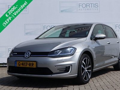 Volkswagen e-Golf E-DITION NL AUTO | SUBSIDIE | VIRTUAL COCKPIT | CARPLAY | CAMERA | LEDER | STOELVERW |