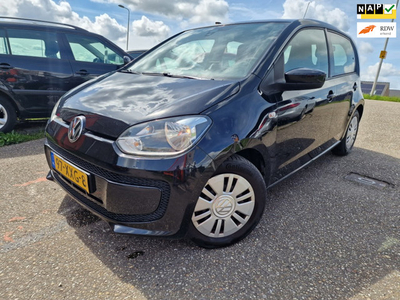 Volkswagen Up! 1.0 move up! BlueMotion/ 2e eigenaar/nap/airco/navi/5 deuren/nieuwe apk/rijd schakelt goed /inruilen is mogelijk