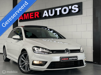 VW Golf 7 1.4 TSI DSG 3x R-Line/Pano/Parelmoer wit/BOM VOL!