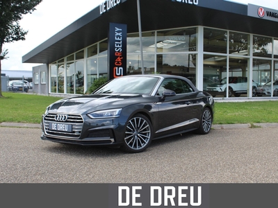 AUDI A5 Cabriolet 2.0 TFSI S line edition | LEDER | AIRSCARF | GRIJZE KAP