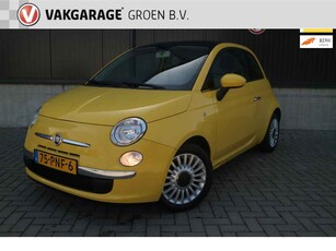 Fiat 500 0.9 TwinAir Lounge / airco / pano / lounge pakket / 86PK !