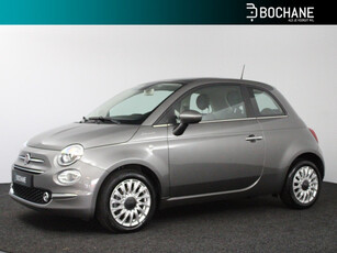 Fiat 500 1.0 Hybrid 70 Dolcevita / Panoramadak / Airco / Cruise Control / Lichtmetalen Velgen / DAB / LED / Parkeersensoren / Half Lederen Bekleding