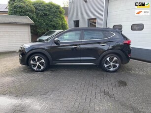 Hyundai Tucson 1.6 T-GDi Premium 4WD automaat clima cruisecontrol pannoramadak leder stoelventilatie achteruit rij camera