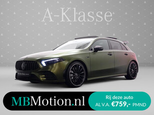 Mercedes-Benz A-Klasse A35 S AMG 4MATIC Performance- 360 Camera I 2x Memory I Panodak I Burmester I Sfeerverlichting I Sport uitlaat