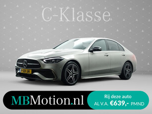 Mercedes-Benz C-Klasse 180 AMG Line Aut- Sfeerverlichting I Xenon Led I Camera IPark Assist I Carbon I Keyless