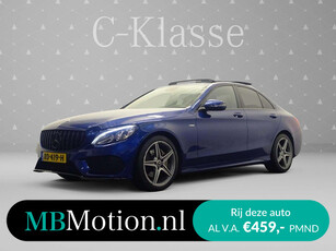 Mercedes-Benz C-Klasse AMG Night Edition Aut- Panodak I Burmester I Xenon Led I Sfeerverlichting I Stoelverwarming