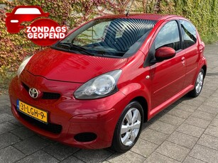 Toyota Aygo 1.0-12V Aspiration Red5 DeursAirco