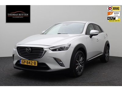 Mazda CX-3 2.0 SkyActiv-G 120 GT-M 2015 NAP Automaat 100% onderhouden Stuurbediening Navigatie Cruise controle Bluetooth Camera Bose 18 inch Onderhoudsboekjes