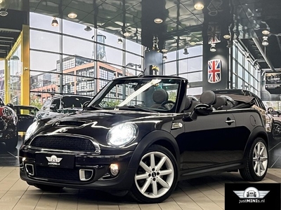 MINI COOPER S cabrio 184 pk leder lounge navi xenon 17 inch